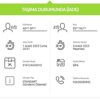 Adidas'tan Aldığım Ürün Kargodayken, Kargoları Geri Çağırmış!