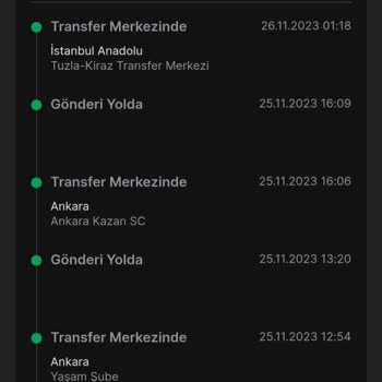 Trendyol Express İstanbul Tuzla Kiraz Transfer Merkezi