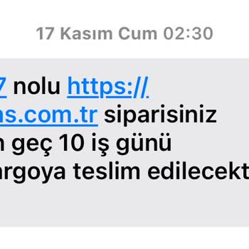 Watsons Kargosu Elime Ulaşmıyor