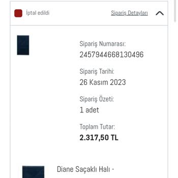 Madame Coco Haberim Olmadan Benim Adıma Sipariş İptal Eymiş