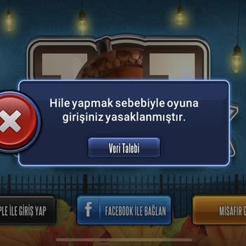 Zynga IP 73840687213 Hesabım Kapandı