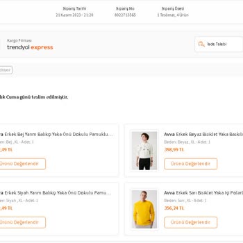 Trendyol Yanlış Ürün Yeni Ürün İçin Para Talep
