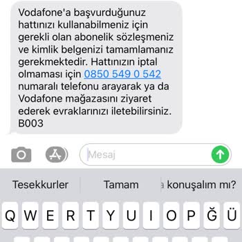 Vodafone Numara Taşıma Ve Eksik Evrak Sorunu!