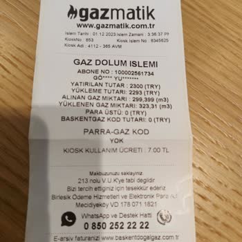 Gazmatik Yüksek Doğalgaz M3 Fiyatı