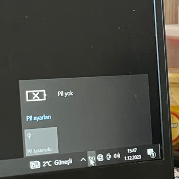 Monster Notebook Abra A5 V15.6 Bilgisayar Pil Yok Sorunu