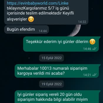 Evinbaby Durununbandanaları Paramı İade Etmiyor Ürünü Göndermedi