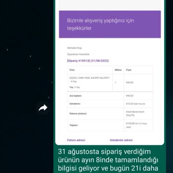 Evinbaby Durununbandanaları Paramı İade Etmiyor Ürünü Göndermedi