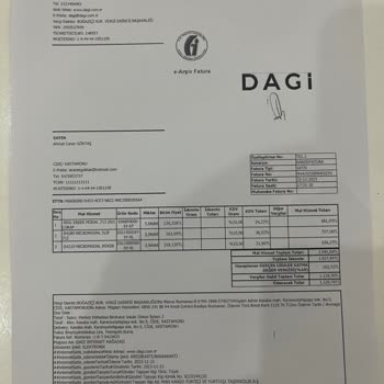Dagi Firması Hatasının Ve Malının Arkasında Durmuyor.