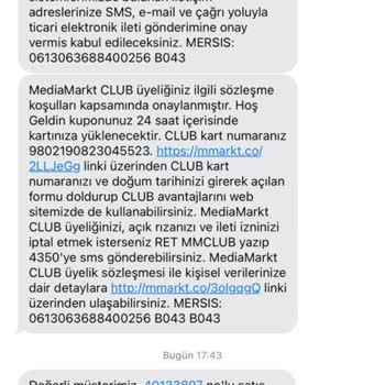 Samsung Para Kartın Verilmeyip Satış Sonrası Yaşadığım Mağduriyet