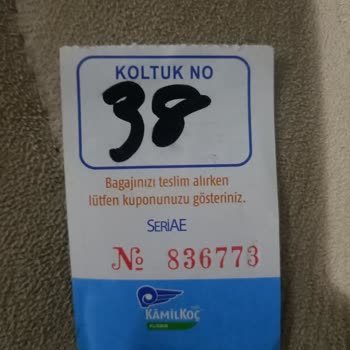 Kamil Koç, Hasar Alan Bavulumun Ücretini Karşılamıyor