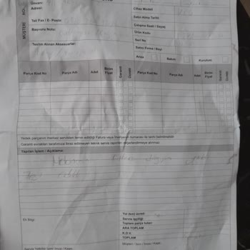 Karcher Arızanın Devam Etmesi