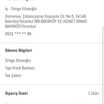 Madame Coco Yanlış Beden Ve İstem Dışı Sipariş İptali