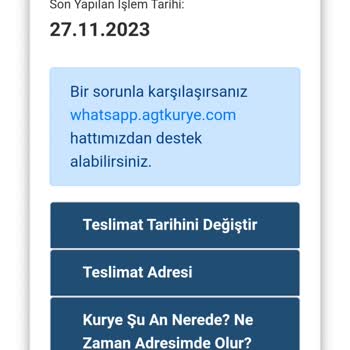 AGT Kurye (aynigunteslim.com) Kurye Teslimatı Sorunu: Kartım Ulaşmadı!