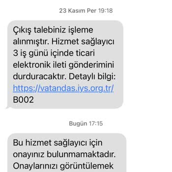 Sportstyle Mesaj Ve Bildirim Almak İstemiyorum