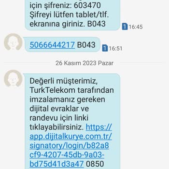 Dijital Kurye Hattımı Teslim Etmedi.