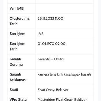 Ouno Service Servisi Haksız Ücret Talebi