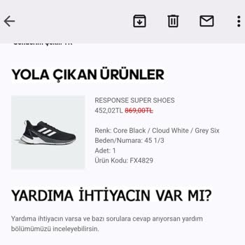 Adidas Ürünlerini Teslim Etmiyor