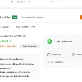 Horoz Lojistik Adrese Gelmeden Ürün İadesi Yapıyor