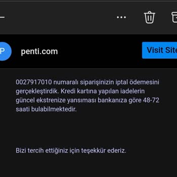 Penti Ücret İadesi Sorunu, Kargo Belirsizliği