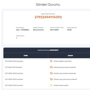 Sürat Kargo Bereç 1 Ay İçinde 2. Kez Kargo Getirmedi