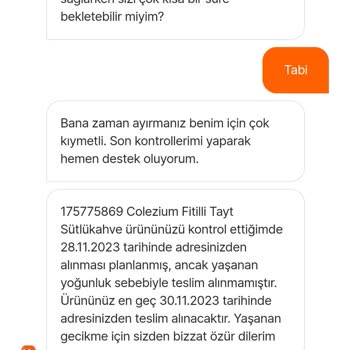 Hepsiburada İadeleri Adresten Almıyor.