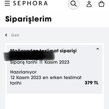Sephora Stok Olmadığı Halde Ürün Satıp Teslim Etmiyor