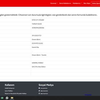 Ouno Service Garantisi Devam Eden Telefonun Garanti Dışıymış Gibi İşlem Yapılması
