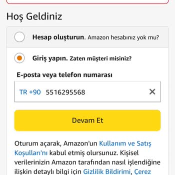Amazon Hesap Koruması Kitleme