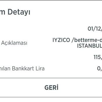 Betterme Düzenli Para Kesintisi Yapılıyor Kredi Kartımdan