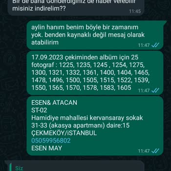 Rüya Kareler Düğün Fotoğrafçısı Düğün Fotoğraf Hizmetinde Yaşanan Gecikme Ve İletişim Sorunları