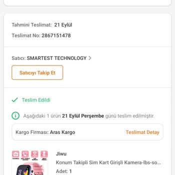 Trendyol Jiwu Akıllı Kol Saati