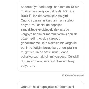 hepsiJET Hepsiburada Durup Dururken Aldığım TV Yi Satıcıya İade Etti.