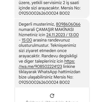 Regal Çok Sık Arızalanan Ürünümün Değişimi Yapılmaması