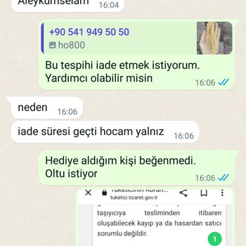 Rosary.art.house İade Sürecinde Sorun Yaşadım!