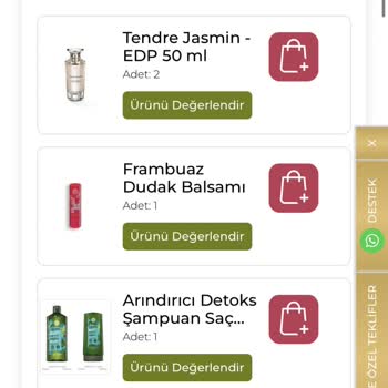 Yves Rocher Eksik Ürün Teslim Ettiği Halde Yardımcı Olmuyor