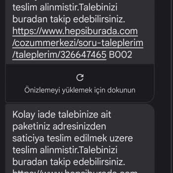 Hepsiburada İade Ürününün Kaybolması Ve Ödeme Yapılmaması
