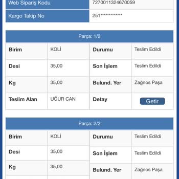 Balıkesir Sürat Kargo Eksik Teslim