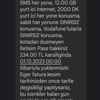 Vodafone Enflasyonun 6 Katı Tarife Zammı