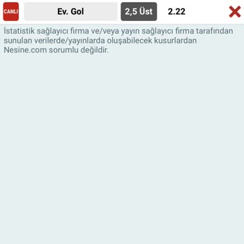 Nesine Maç İptali Oldu