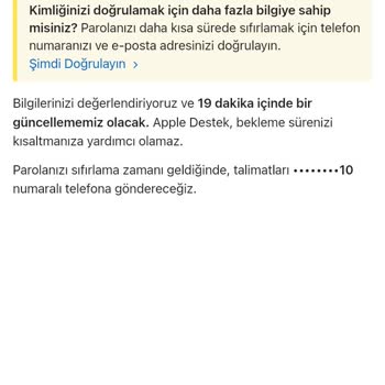 İPhone İcloud Şifresini Unuttum, Apple Destek Yardımcı Olmuyor