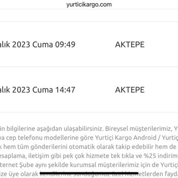 Yurtiçi Kargo "alıcıya Ulaşılamadı" Deyip Kargomu İade Ediyor