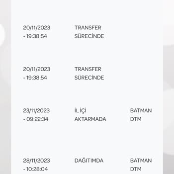 PTT Kargo Prt Kargo Batman DTM