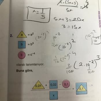 Benim Hocam Yayınevi Matematik Fasikülü Hataları