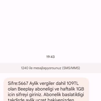 Vodafone Beeplay Abonelik Mağduriyeti