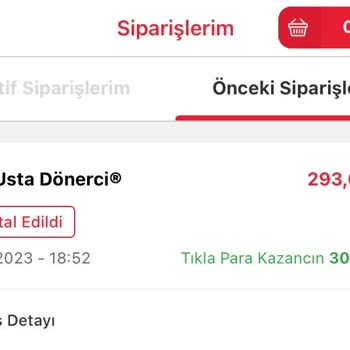 Tıkla Gelsin Ve Usta Dönerci Kalitesiz Hizmet