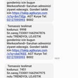AGT Kurye (aynigunteslim.com) Trendyol Expres Kargomu Bilgim Dışında Başka Bir Şirkete Verdi.