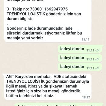 AGT Kurye (aynigunteslim.com) Trendyol Expres Kargomu Bilgim Dışında Başka Bir Şirkete Verdi.
