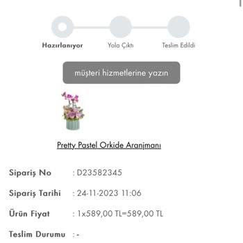 Taze Çiçek (tazecicek.com) Çiçek Siparişi Hayal Kırıklığı Ve İade Sorunu