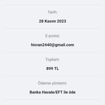 Evdekor EFT Yapılan Siparişe 4 Gün Boyunca Dönüş Yok