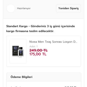 Rossmann Ürünümü Kargoya Vermiyor
